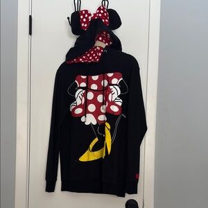 Disney Minnie Mouse Black Hoodie